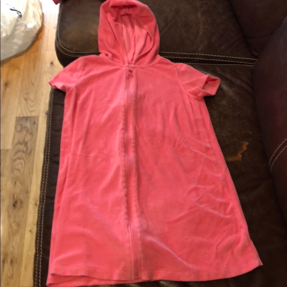 Terry cloth swim cover up